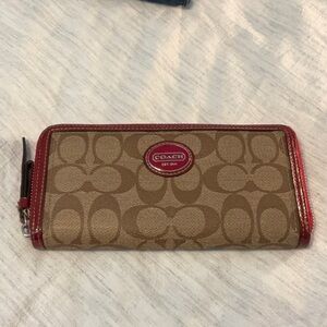 Coach Peyton Accordion Zip Wallet